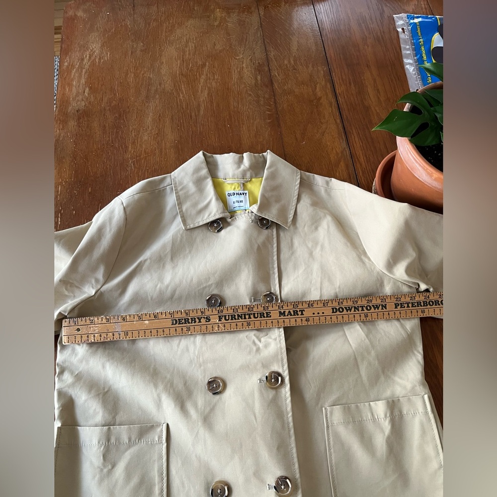 Old Navy Women’s Short Trench Coat Size X-Large NWOT - Picture 13 of 13